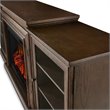 Afuera Living Frederick Entertainment Electric Fireplace in Chestnut Oak