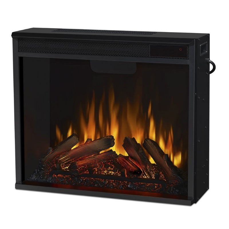 Afuera Living Frederick Entertainment Electric Fireplace in Chestnut Oak