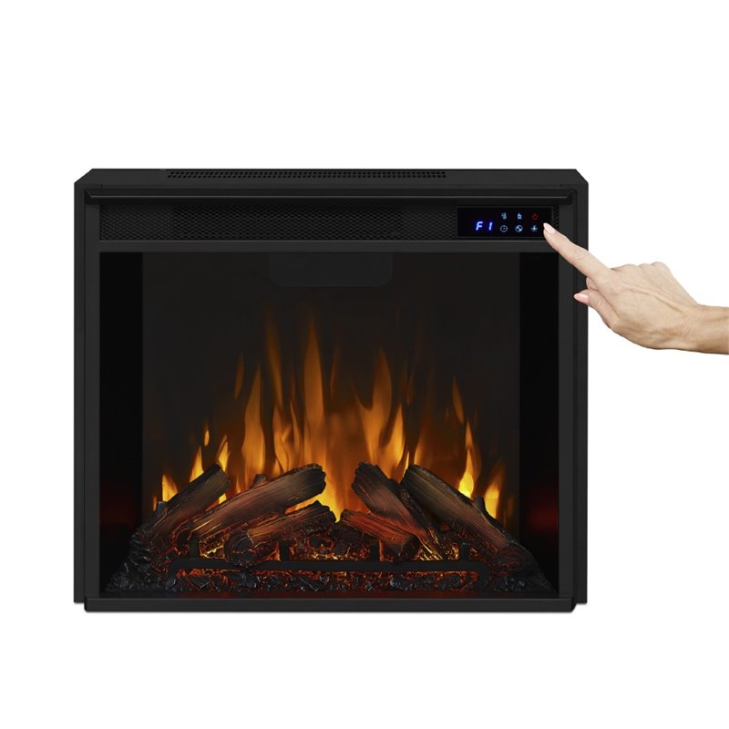 Afuera Living Frederick Entertainment Electric Fireplace in Chestnut Oak
