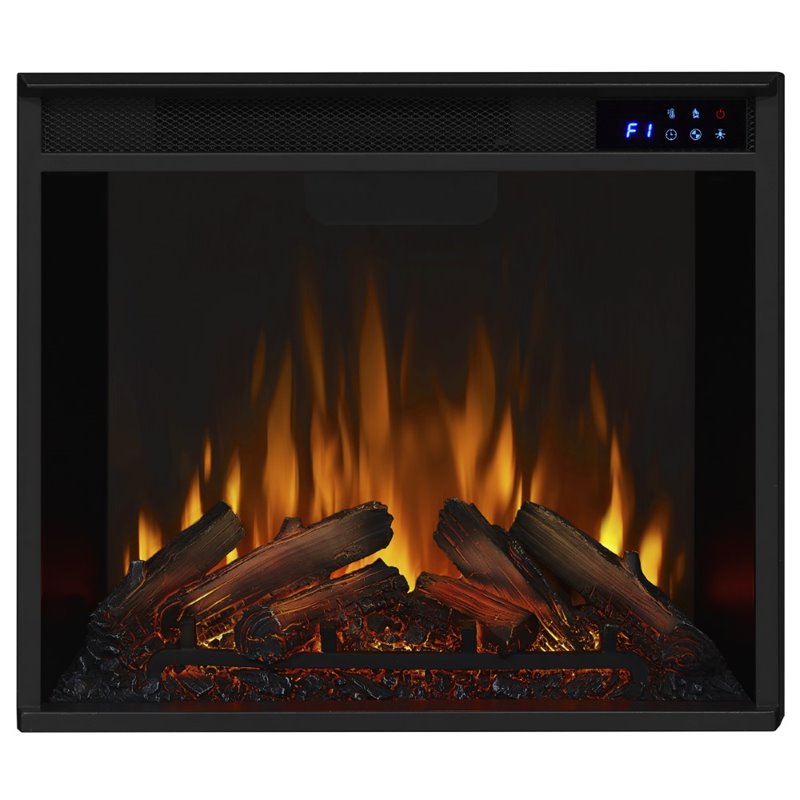 Afuera Living Frederick Entertainment Electric Fireplace in Chestnut Oak
