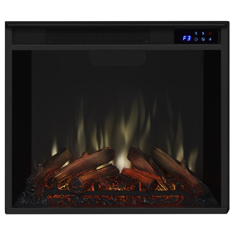 Afuera Living Frederick Entertainment Electric Fireplace in Chestnut Oak