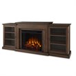 Afuera Living Frederick Entertainment Electric Fireplace in Chestnut Oak