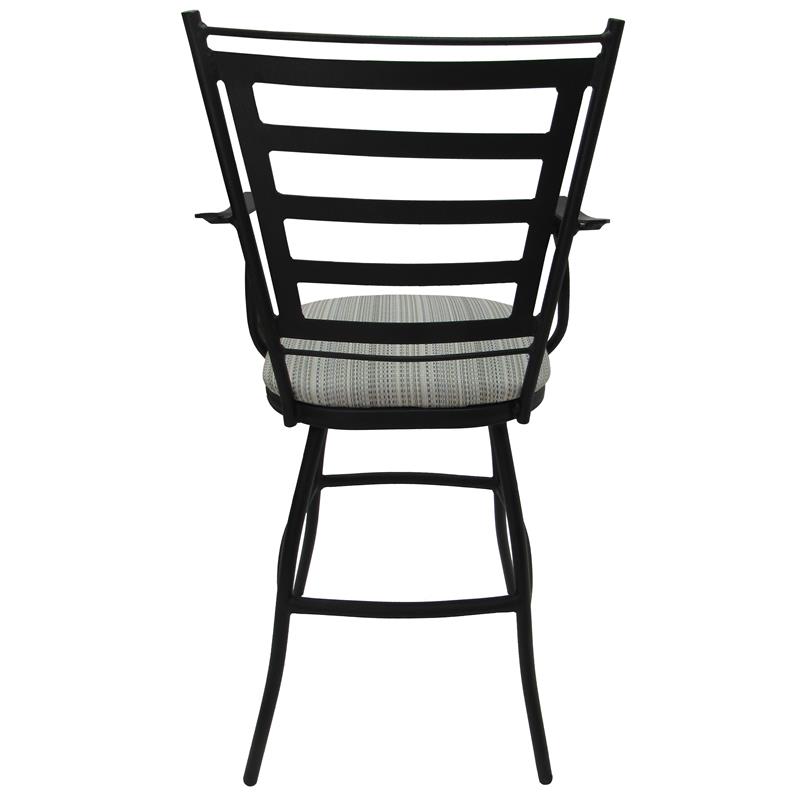 Afuera Living Outdoor Patio Extra Tall Spectator Swivel Bar Stool 35