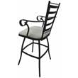 Afuera Living Outdoor Patio Extra Tall Spectator Swivel Bar Stool 35