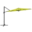 Afuera Living Lime Green Fabric 11.5ft Deluxe Aluminum Offset Patio Umbrella