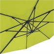 Afuera Living Lime Green Fabric 11.5ft Deluxe Aluminum Offset Patio Umbrella