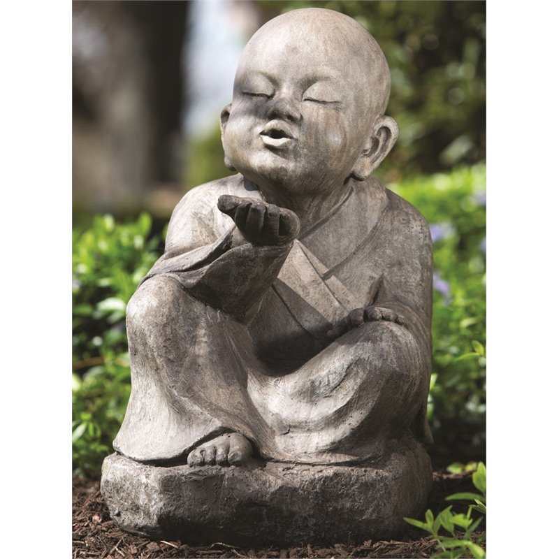 Afuera Living Modern / Contemporary Wishing Buddha Garden Statue