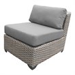 Afuera Living Modern / Contemporary Armless Patio Chair in Wheat