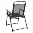 Afuera Living Contemporary 6 Piece Patio Dining Set with Umbrella