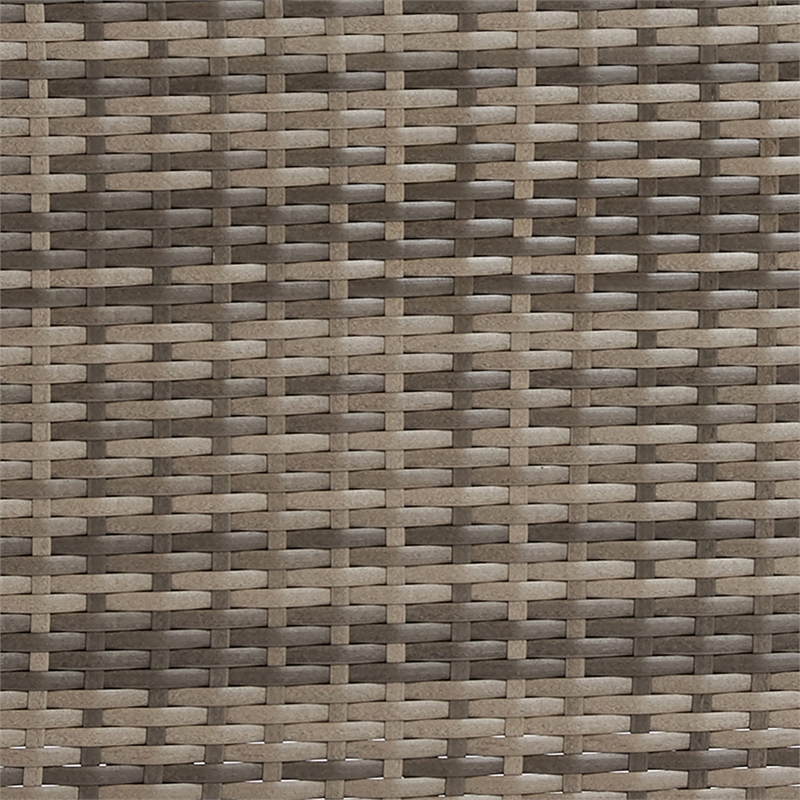 Afuera Living Modern Outdoor Side Table with Storage in Brown