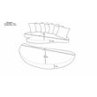 Afuera Living Modern Covers for Sun Bed Cushions in Cilantro
