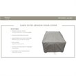 Afuera Living Modern / Contemporary Armless Protective Cover in Grey