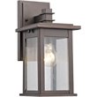 Afuera Living Transitional 1 Light Rubbed Bronze Outdoor Wall Sconce 12