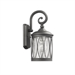 Afuera Living Transitional 1 Light Black Outdoor Wall Sconce 13