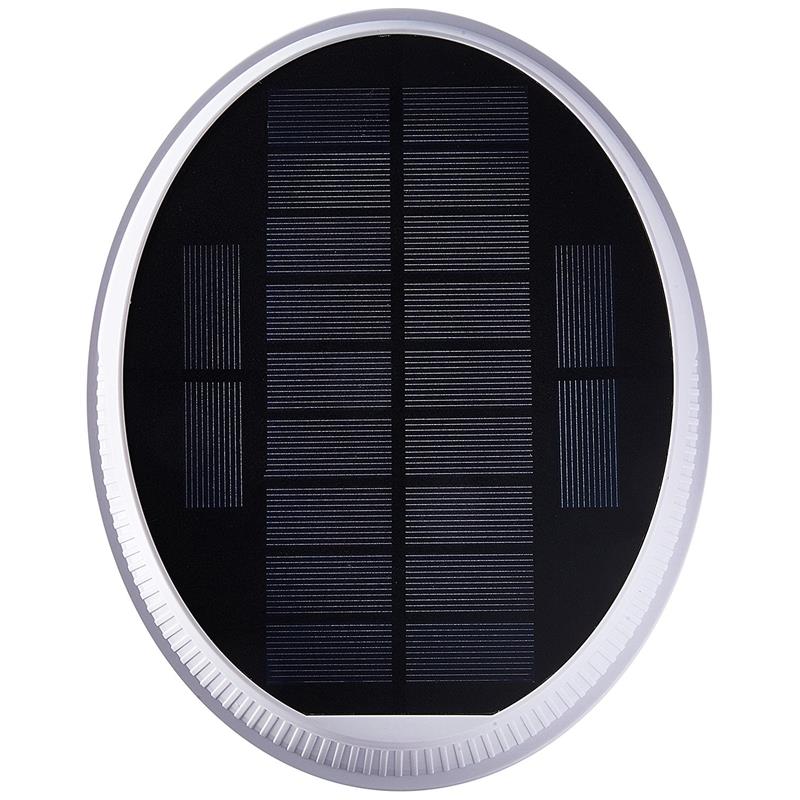 Afuera Living White LED Motion Activated Outdoor LED Solar Security Floodlight