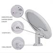 Afuera Living White LED Motion Activated Outdoor LED Solar Security Floodlight