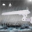 Afuera Living White LED Motion Activated Outdoor LED Solar Security Floodlight