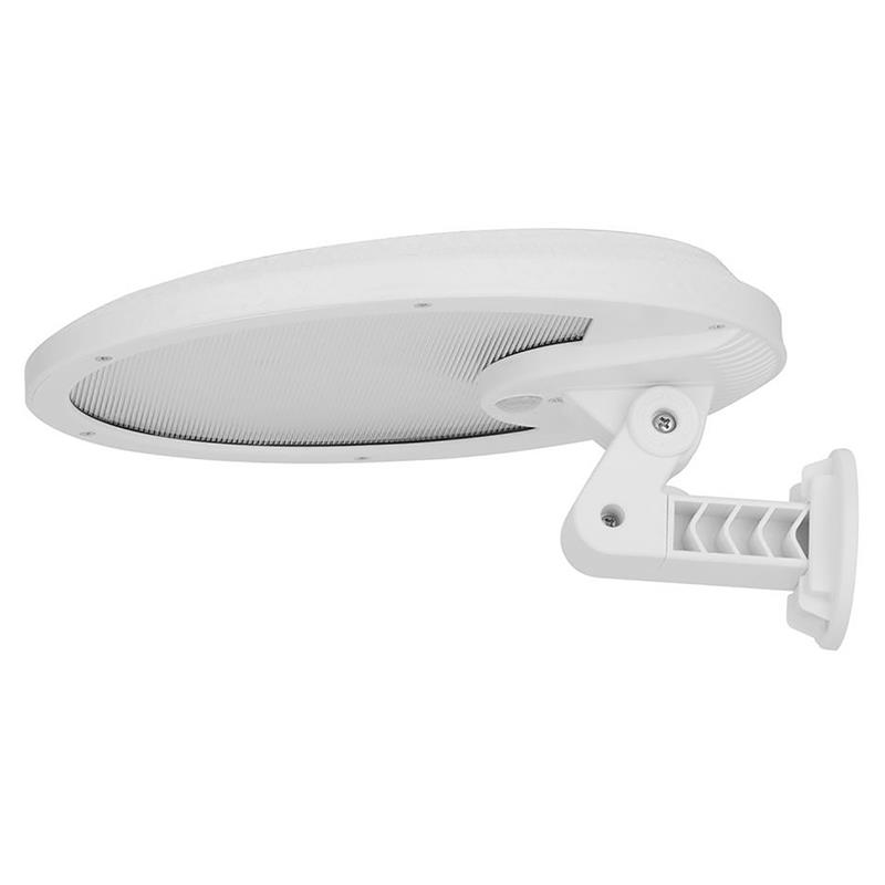 Afuera Living White LED Motion Activated Outdoor LED Solar Security Floodlight