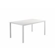 Afuera Living 3-piece Aluminum Patio Dining Set in White Frame/Polyresin