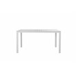 Afuera Living 3-piece Aluminum Patio Dining Set in White Frame/Polyresin