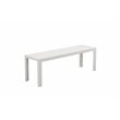 Afuera Living 3-piece Aluminum Patio Dining Set in White Frame/Polyresin