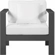 Afuera Living Modern / Contemporary White Outdoor Patio Arm Chair