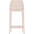 Afuera Living Contemporary Pink Outdoor Patio Stool (Set of 4)