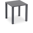 Afuera Living Modern / Contemporary Outdoor Patio End Table in Gray