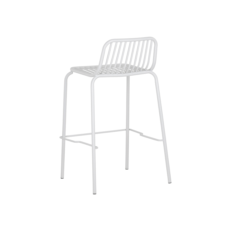 Afuera Living Modern Outdoor Counter Stool - White (Set of 2)