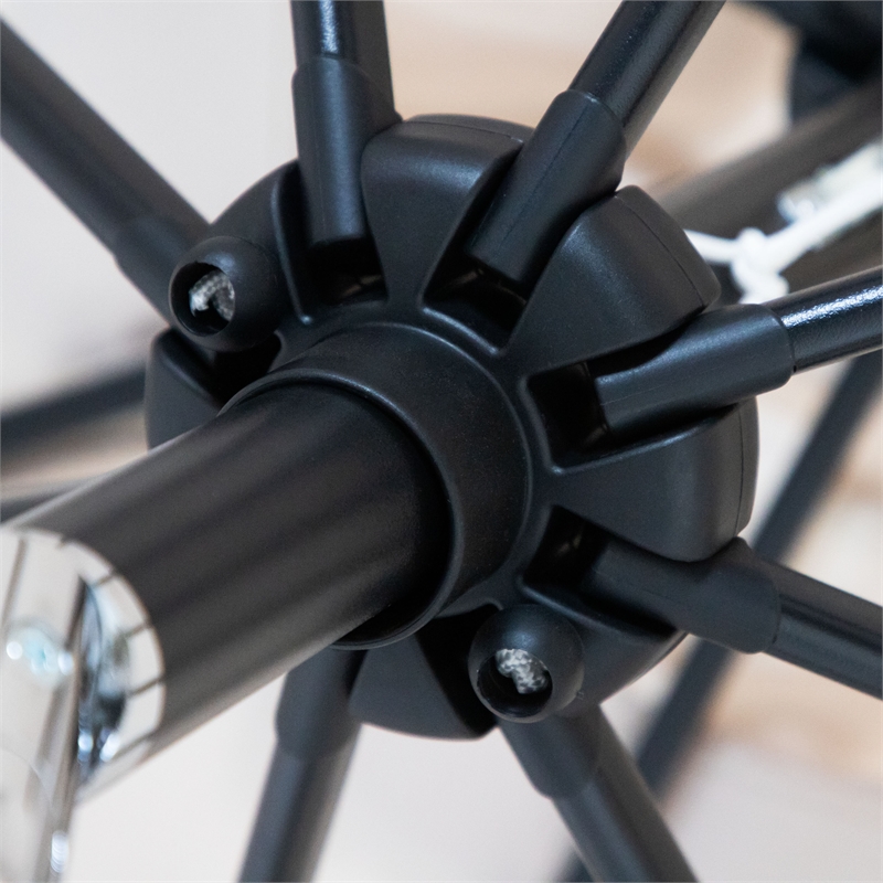 Afuera Living 9' Metal Outdoor Tilting Patio Sienna Red Umbrella