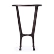 Afuera Living Contemporary Outdoor Marble Side Table In Bronze