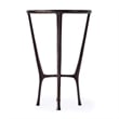 Afuera Living Contemporary Outdoor Marble Side Table In Bronze