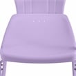 Afuera Living Modern 3 Piece Retro Outdoor Chair Set in Lavender