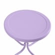 Afuera Living Modern 3 Piece Retro Outdoor Chair Set in Lavender