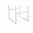 Afuera Living 7-piece Modern Aluminum Patio Bar Set in White