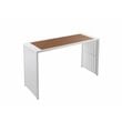 Afuera Living 7-piece Modern Aluminum Patio Bar Set in White