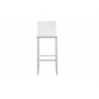 Afuera Living 7-piece Modern Aluminum Patio Bar Set in White