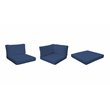 Afuera Living Contemporary Water Resistant Cover Set in Navy