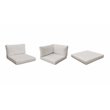 Afuera Living Contemporary Water Resistant Cover Set in Beige