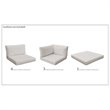 Afuera Living Contemporary Water Resistant Cover Set in Beige