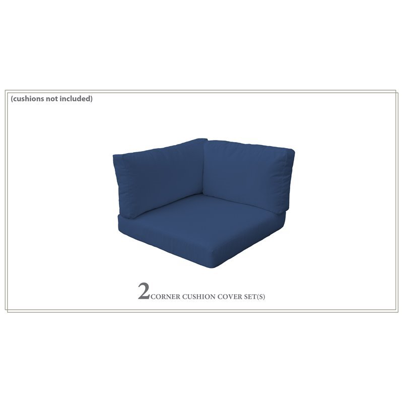 Afuera Living Contemporary Water Resistant Cover Set in Navy