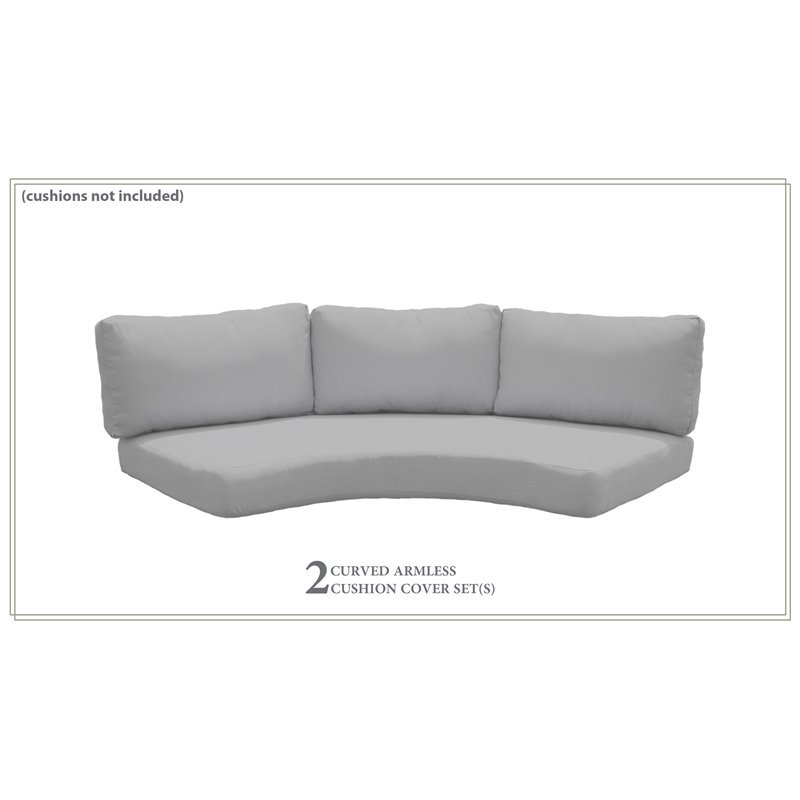 Afuera Living Contemporary Water Resistant Cover Set in Grey