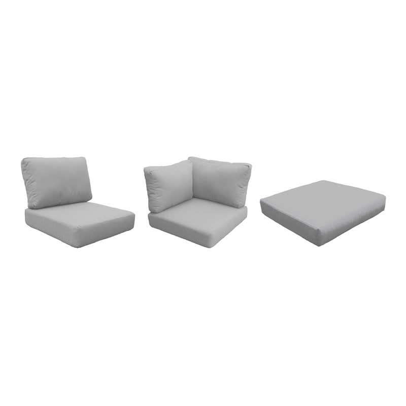 Afuera Living Contemporary Water Resistant Cover Set in Grey