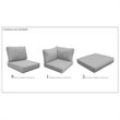 Afuera Living Contemporary Water Resistant Cover Set in Grey