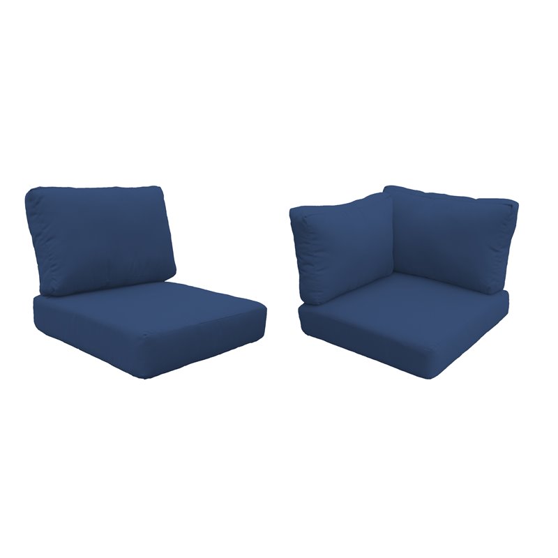 Afuera Living Contemporary Water Resistant Cover Set in Navy