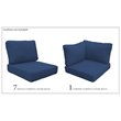 Afuera Living Contemporary Water Resistant Cover Set in Navy