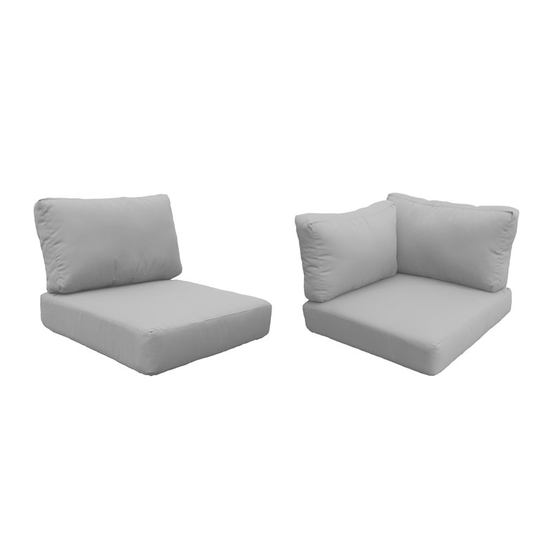 Afuera Living Contemporary Water Resistant Cover Set in Grey