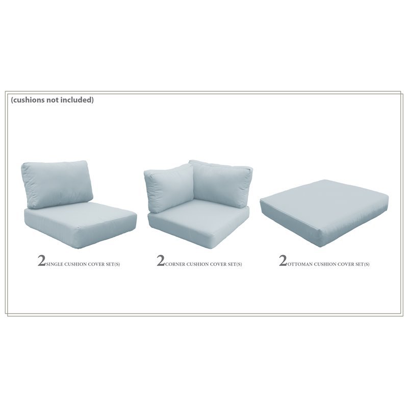 Afuera Living UV treated and Water Resistant Cover Set in Spa