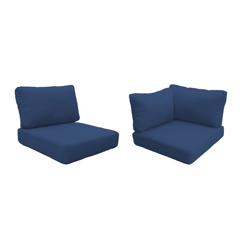 Afuera Living Contemporary Water Resistant Cover Set in Navy