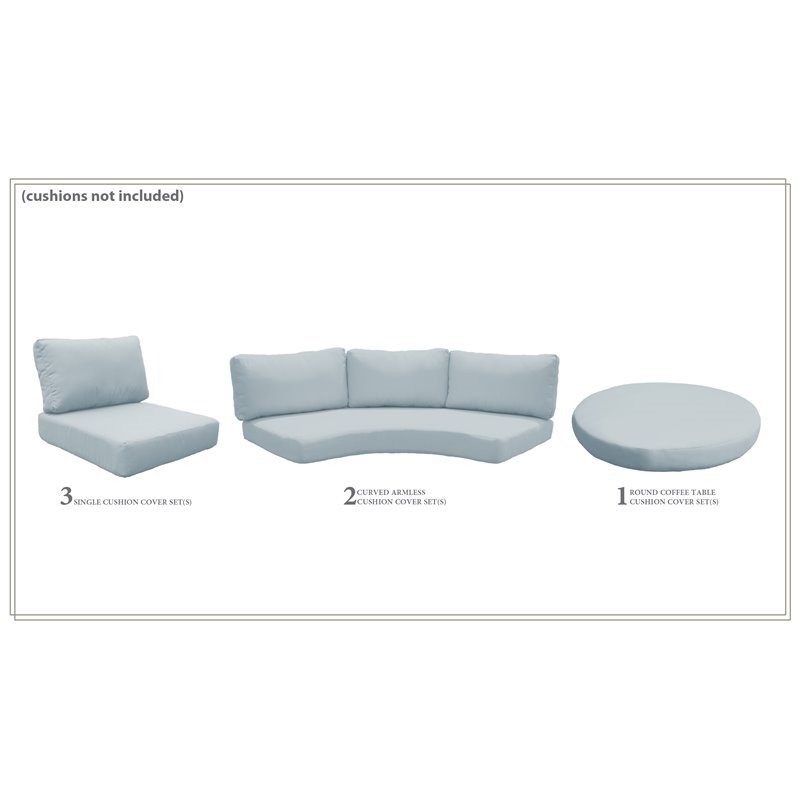 Afuera Living UV treated and Water Resistant Cover Set in Spa
